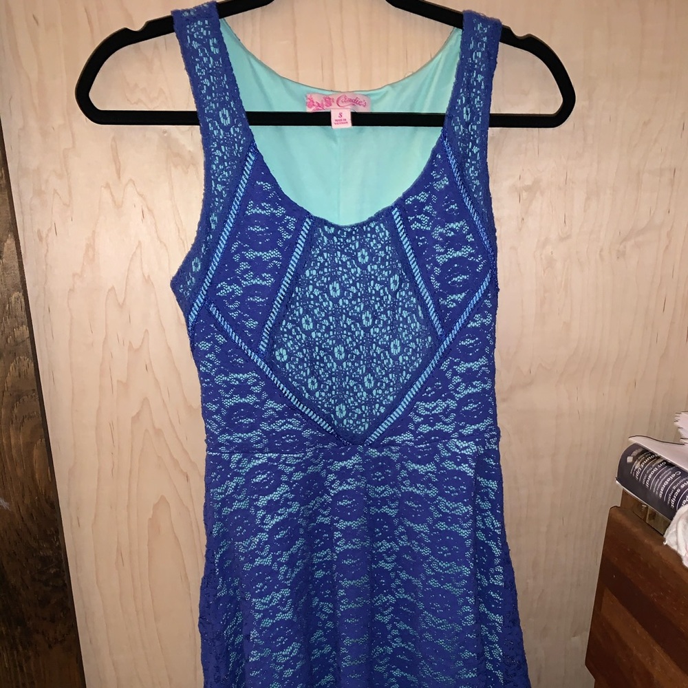 Candies blue and mint dress